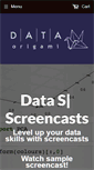 Mobile Screenshot of dataorigami.net